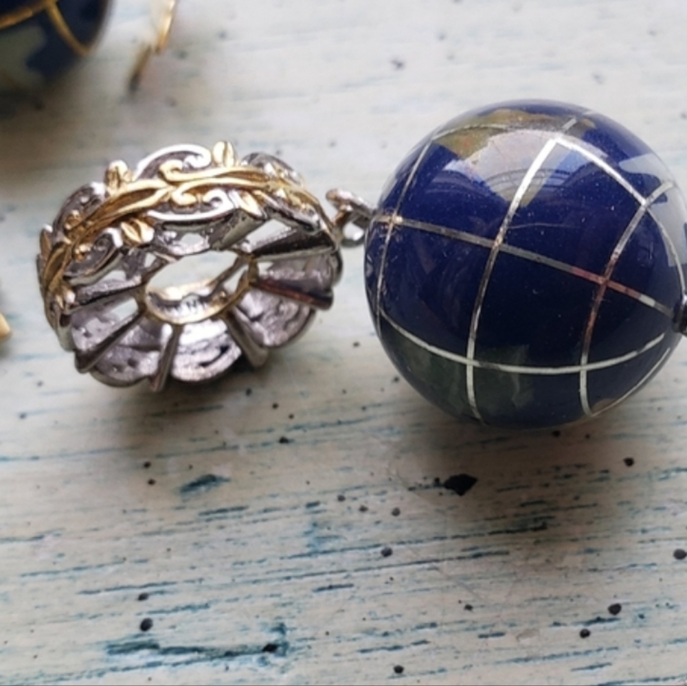Earth Globe Pendant Charm